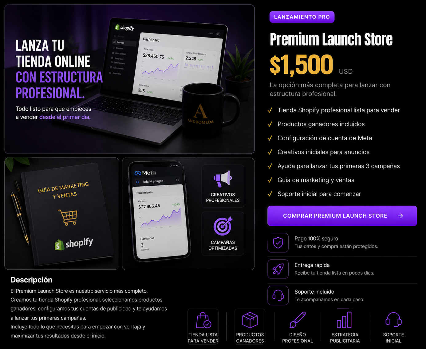 Premium Launch Store $1,500